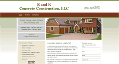 Desktop Screenshot of kkconcreteconstllc.com
